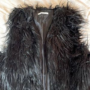 Papaya Fur Vest